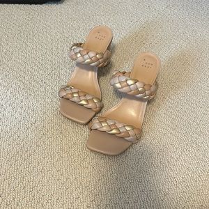 A new day braided double strap mule